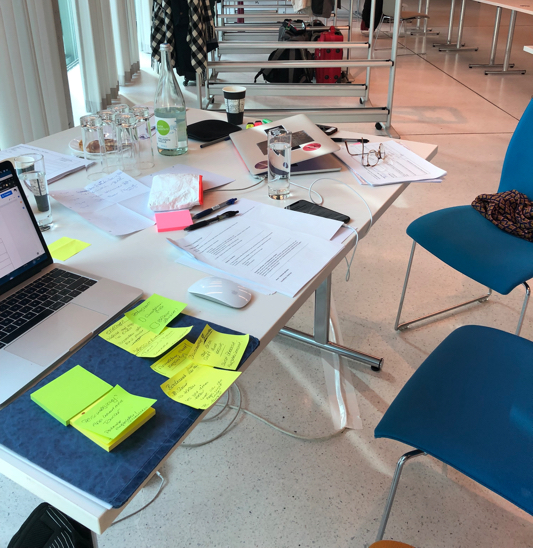 Our pop-up "test lab" at the taz Cooperative Assembly 2019